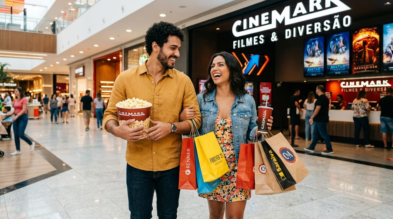 Pessoas felizes curtindo compras, viagens e momentos de lazer